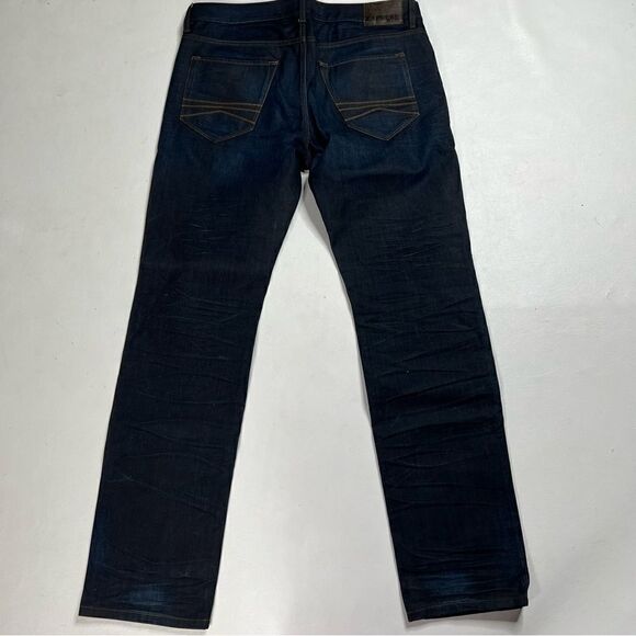 Express | NWOT Slum Fit RoccoāStraight Leg Dark DenimāJeans - Picture 4 of 5